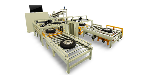 全自動車輪雙線生產流水線平衡機 全自動車輪雙線生產流水線平衡機